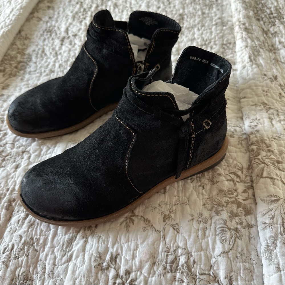 Born Black Ankle Boots - Picture 6 of 15